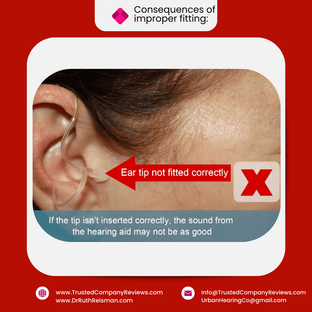 Fitting Hearing Aids: All You Need To Know, by Dr. Ruth Reisman — ear-tip-not-fitted-correct.png