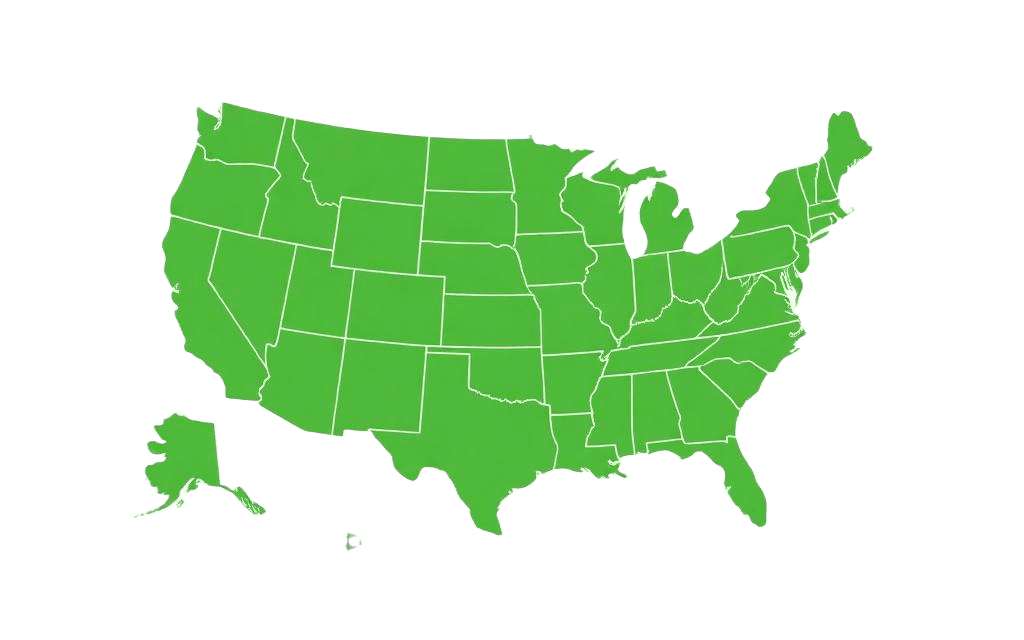 us-map-green