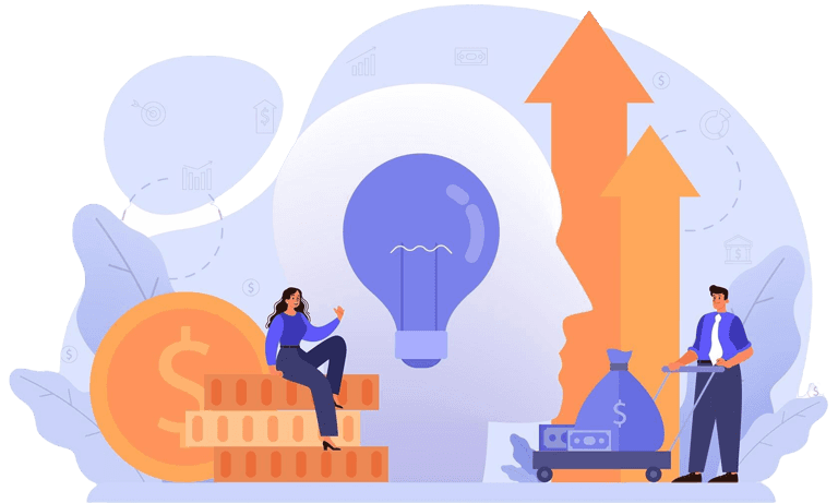 Finance hero illustration