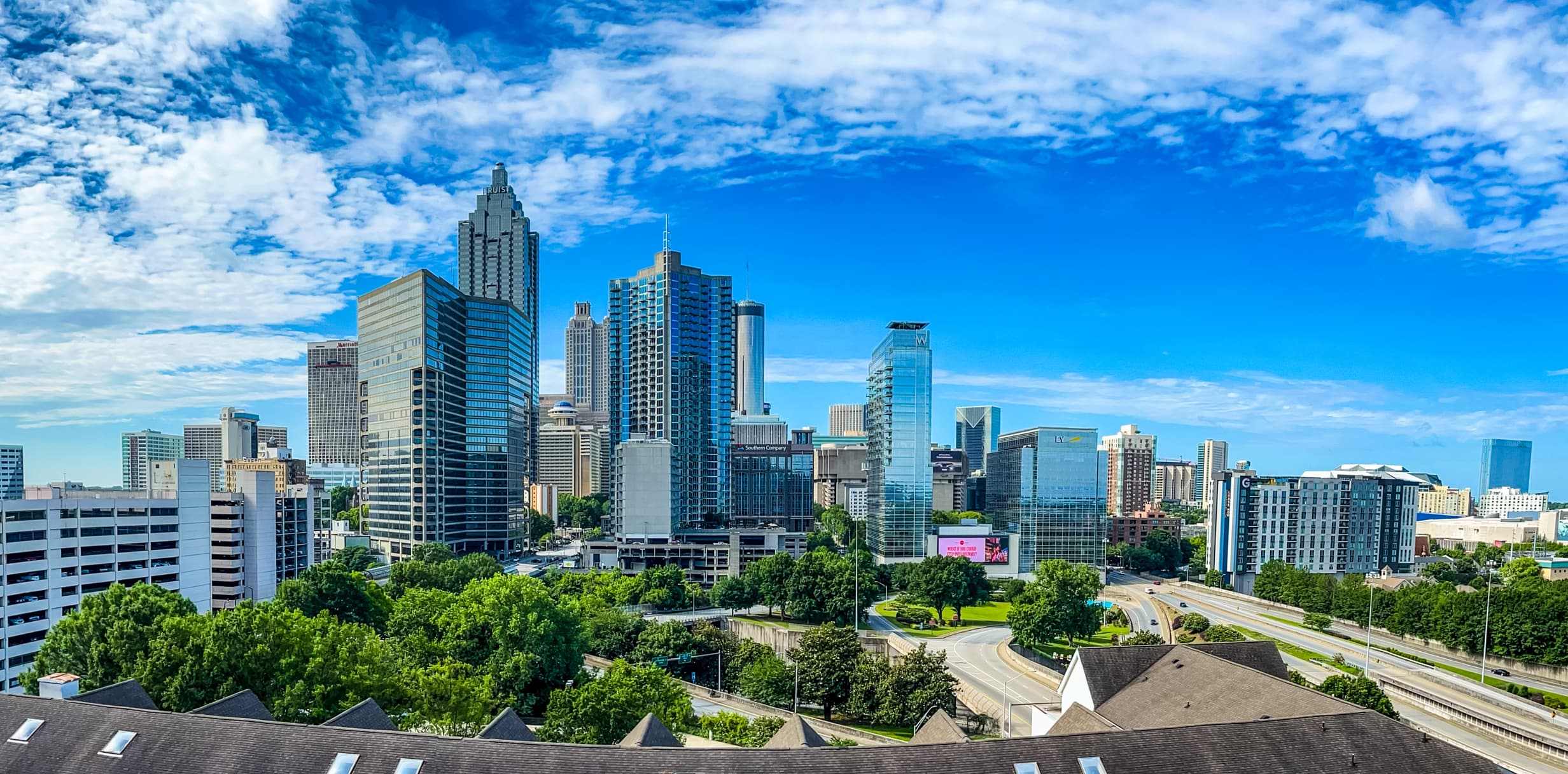 Atlanta skyline representing personal loans in Georgia and borrowing options for state residents