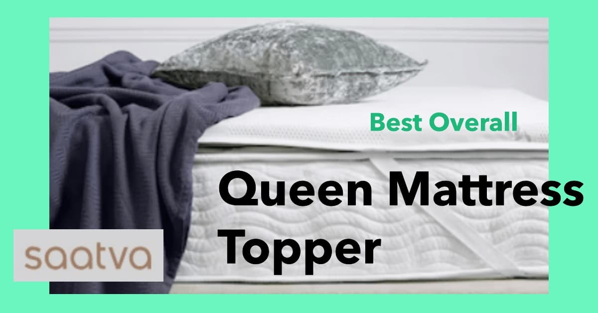 Best Queen Mattress Topper | The Best Ones for Back Pain and Cooling — saatva-mattress-topper.jpeg