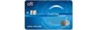 Citi Custom Cash Card Flexible Cash Back