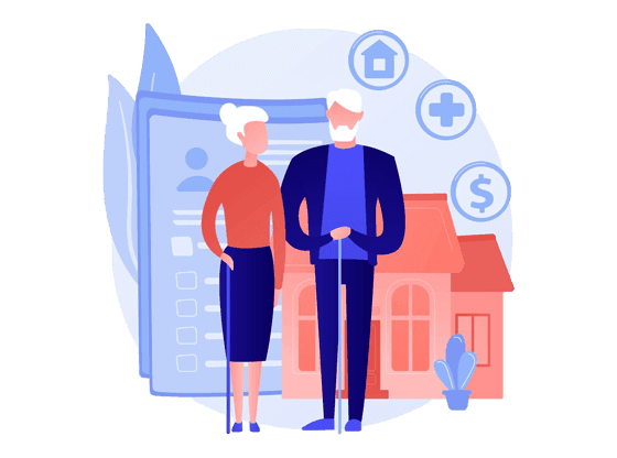 Products for Seniors hero illustration