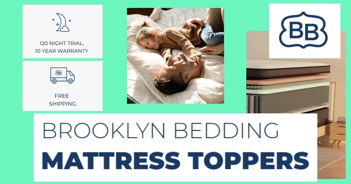 Best Queen Mattress Topper | The Best Ones for Back Pain and Cooling — brooklyn-bedding-main-image.jpeg
