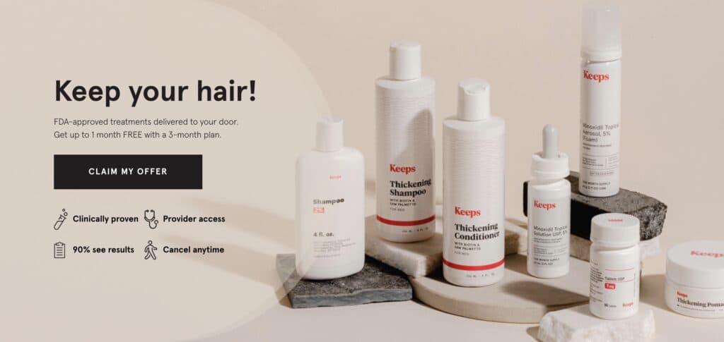 Happy Head vs. Hims vs. Keeps: Best & Worst ways to regrow hair! — keeps-offer-35-percent-off-1-month-free--1024x485.jpg