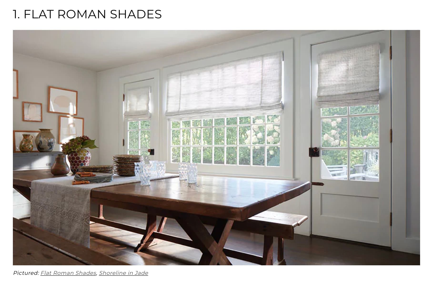 flat roman shades the shade store review