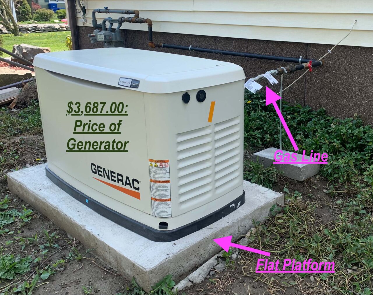 review cost of generac whole house generators  