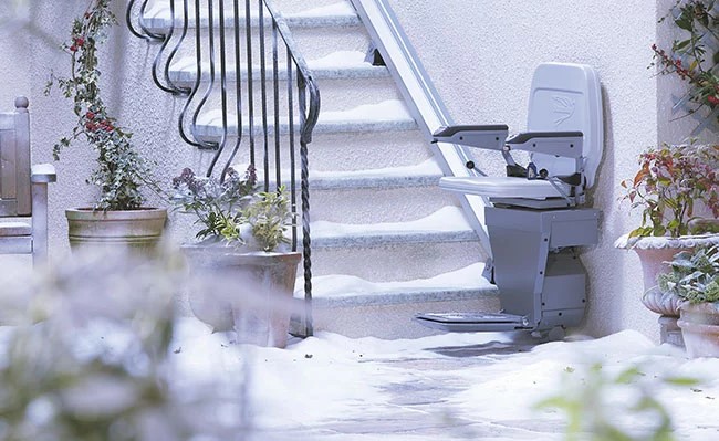 Stannah's Outdoor Stairlifts for Snow