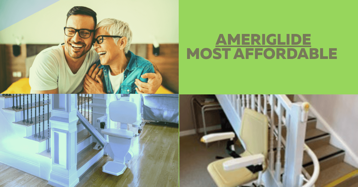 AmeriGlide's Most Affordable Stair Lift (Cheapest for 2023)