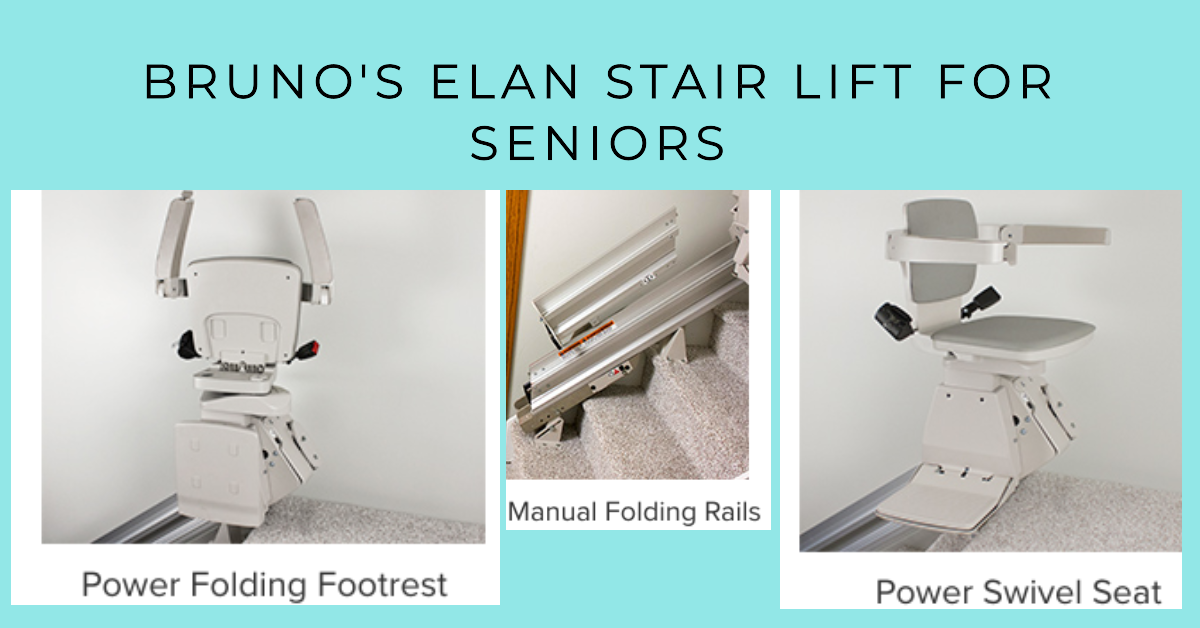 Bruno offers the Best stair lift for seniors 