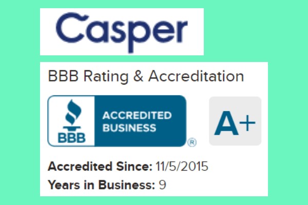 casper mattress review bbb grade image