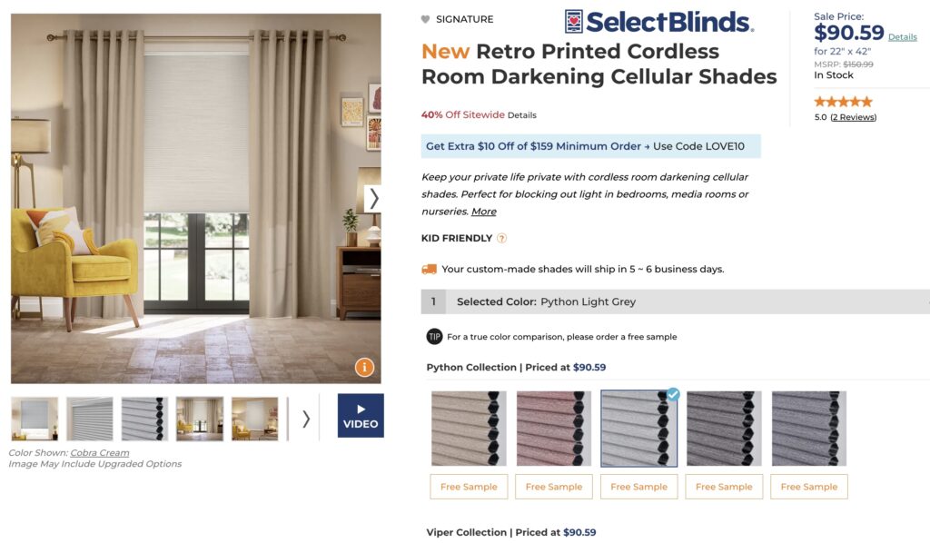 cellular shades select blinds review 