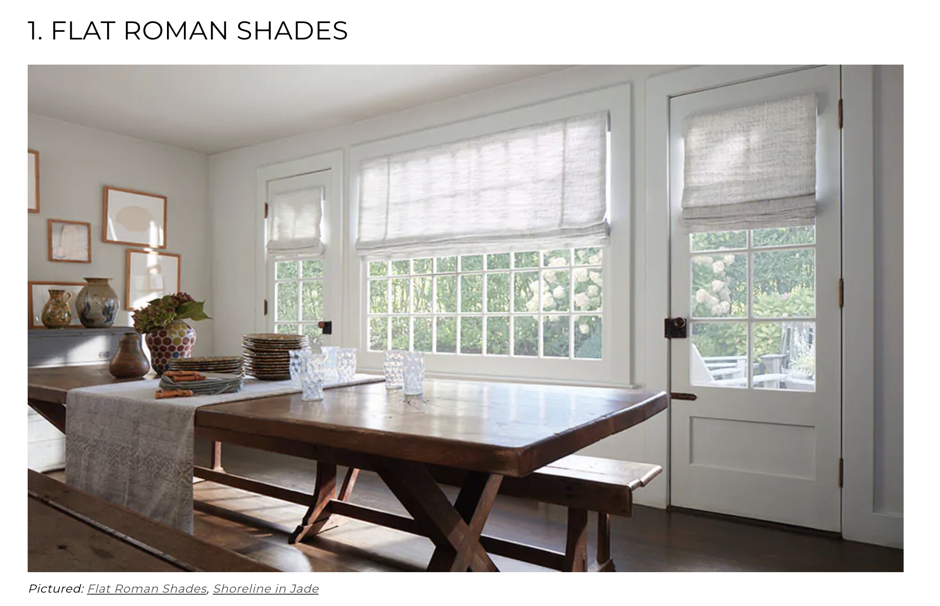flat roman shades the shade store review