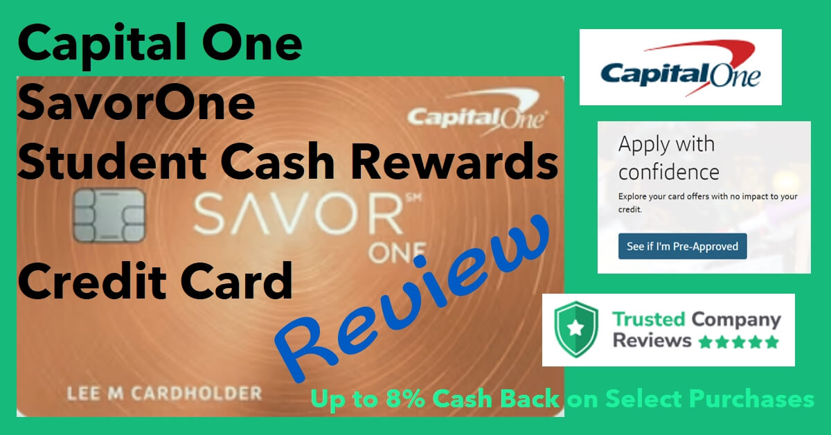 Capital One SavorOne Student Cash Rewards credit card feature image
