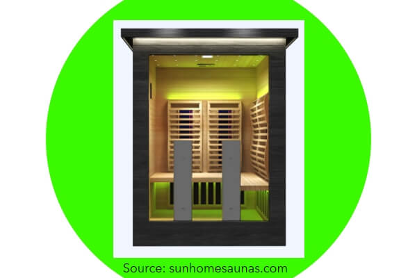 outdoor infrared sauna sun home product image