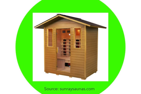 outdoor infrared sauna sun ray product image