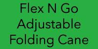 Flex N Go Adjustable Folding Cane with T-Handle