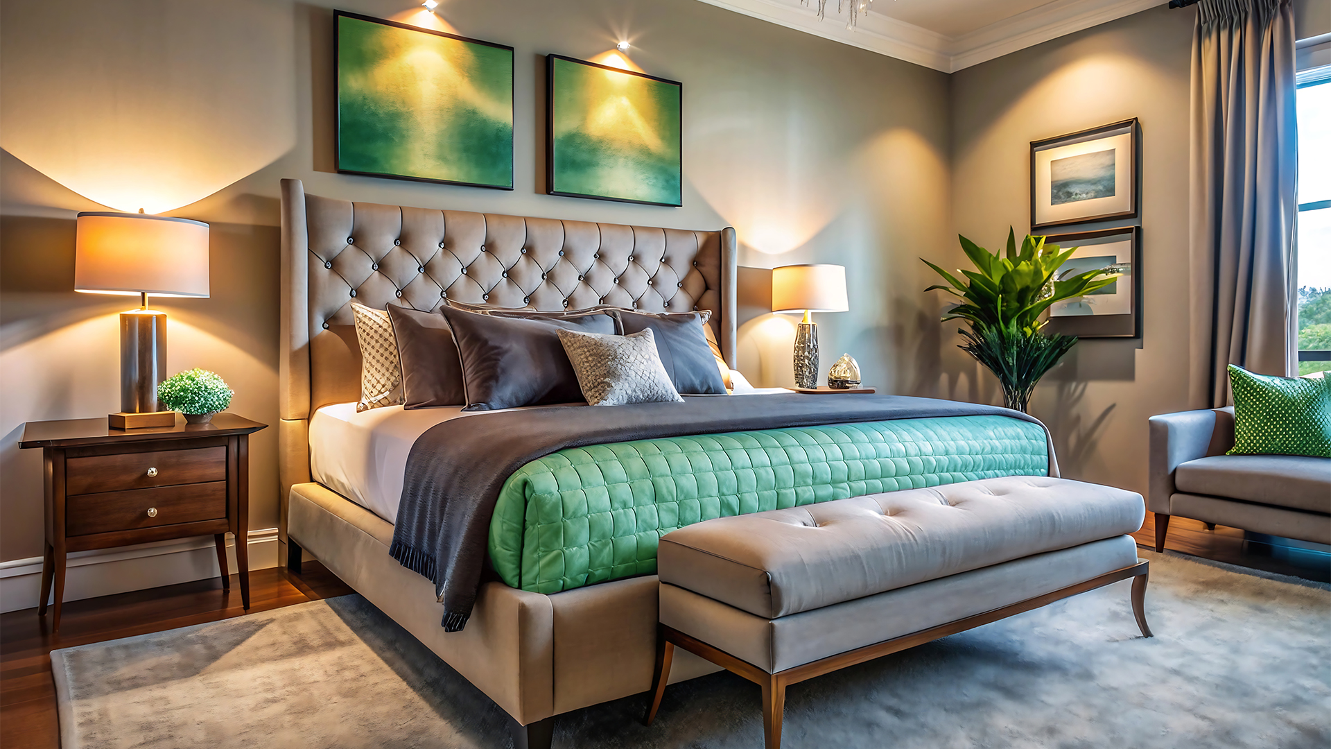 best mattress protector review feature image. A realistic, horizontal image depicting a person placing a white mattress protector over a bed, symbolizing protection and cleanliness.